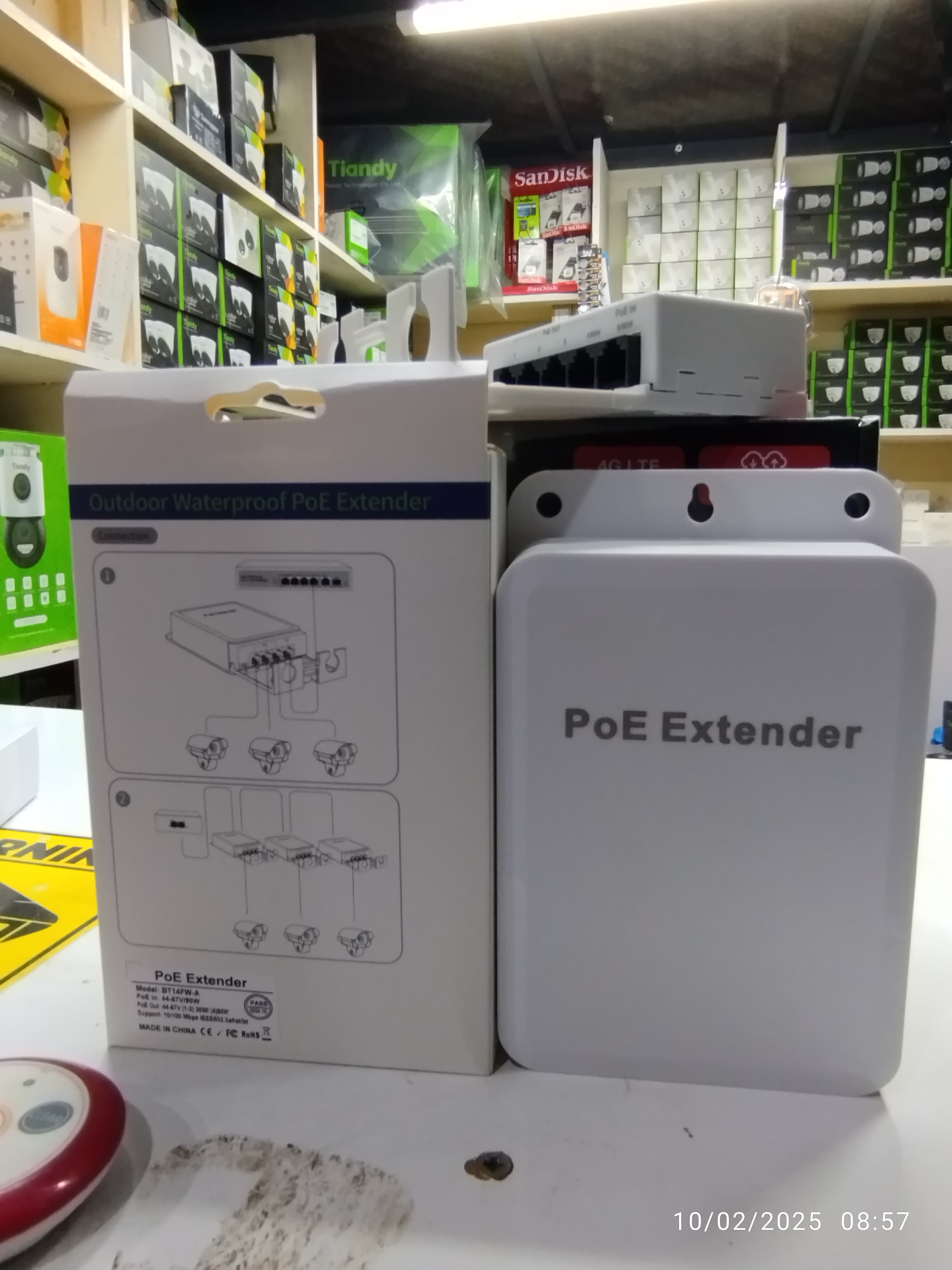 POE Extender 5 Port Outdoor Waterproof