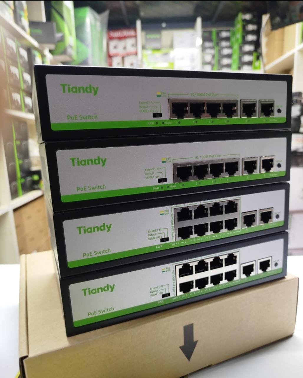 Tiandy 16 Port POE Switch