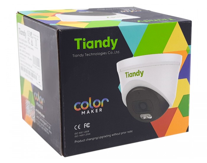 Tiandy 4MP Full Colour Dome IP Camera